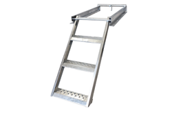 Drabinka składana 3 stopniowa, głęboki stopień