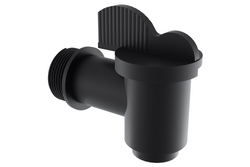 Czarny kranik do zbiornika na  wodę