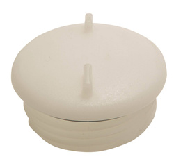 Biała nakrętka-zaślepka do zbiornika na wodę