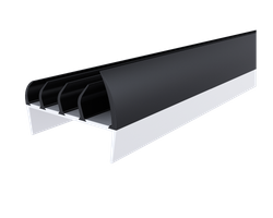 UszczelkaPVC/gumowa do zabudowy chłodni L=34 mm, B=81 mm, H=24 mm, P=25 mm, A=18 mm