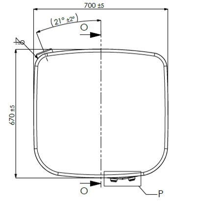 Zbiornik paliwa Scania aluminiowy 470l